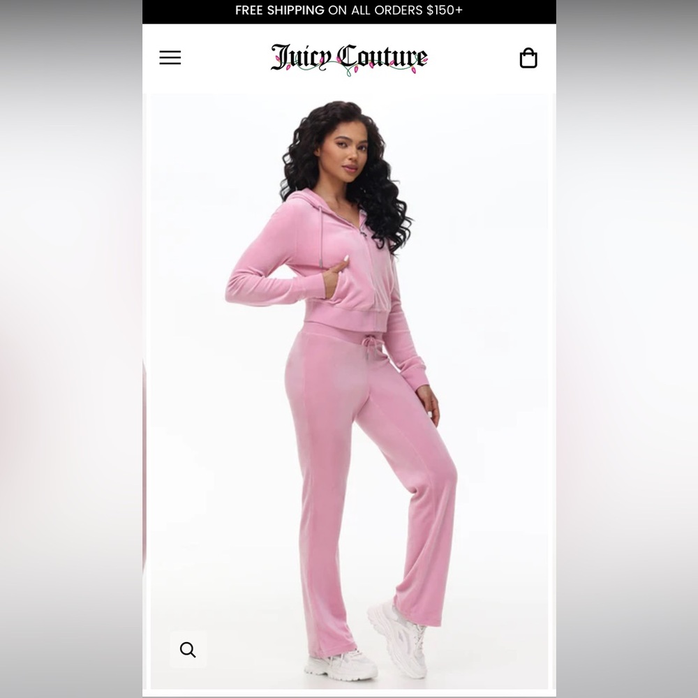NWT juicy couture og bling tracksuit in rose